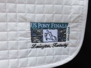 Pony Finals 2015 Special Edition Saddle Pad