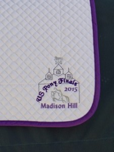 Pony Finals 2015 Souvenir Saddle Pad