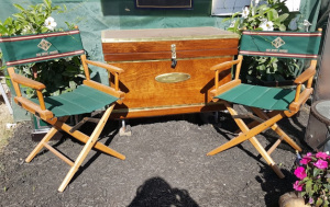 Telescope director chairs make an excellent addition to your tack room