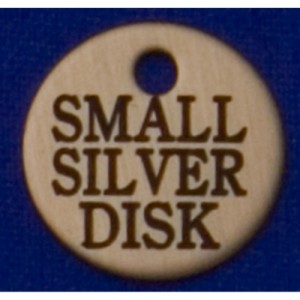 1/2" Silver Small Disk
