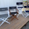 Director Chairs with Sunbrella Seats, Backs, & Custom Embroidery - Image 11