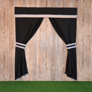 Sunbrella Stall Door Drape with Zipper