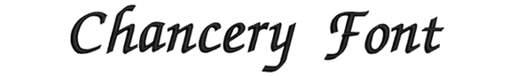 Chancery Font