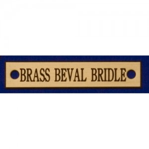 2 1/2" Saddle/Lead Brass Bevel Plate