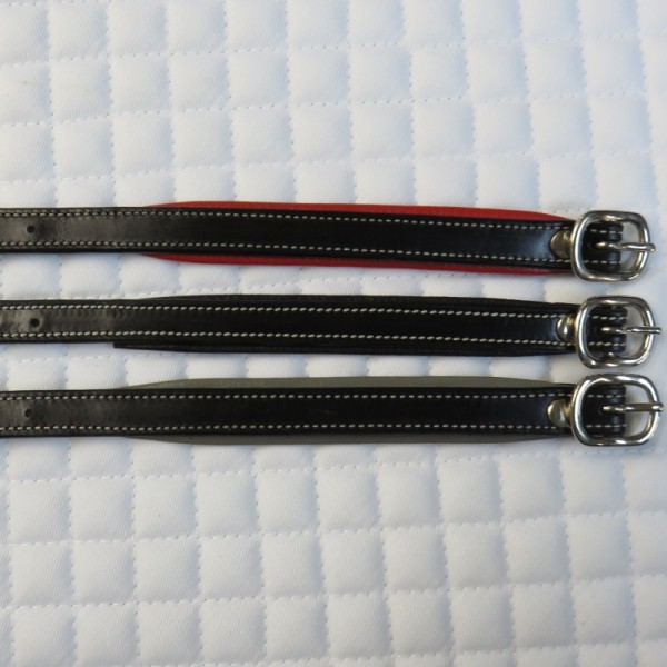 Padded Leather Bracelet-Silver Buckle