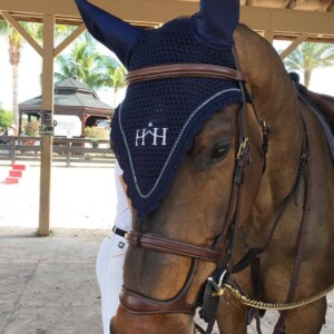 Talisman Scalloped Edge Tie Down Horse Fly Bonnets