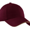 Port Authority Sandwich Bill Cap with Striped Closure - Image 9
