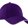 Port Authority Sandwich Bill Cap with Striped Closure - Image 7