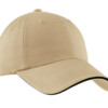 Port Authority Sandwich Bill Cap with Striped Closure - Image 3
